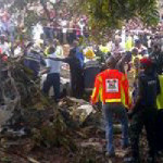 Breaking News: 20 Dead As Plane Carrying Agagu’s Body Crashes In Lagos
