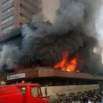 Breaking News: Great Nigeria House, Lagos on Fire 