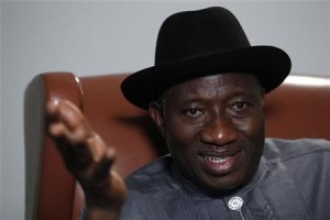 Nigeria's President Goodluck Jonathan