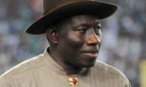 Nigeria's President Goodluck Jonathan