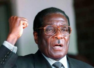 Zimbabwe President Robert Mugabe