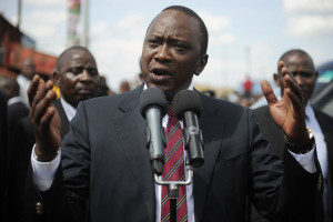 Kenyan President Uhuru Kenyatta